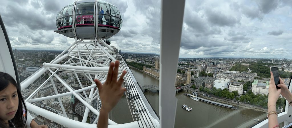 the London Eye pods are fun